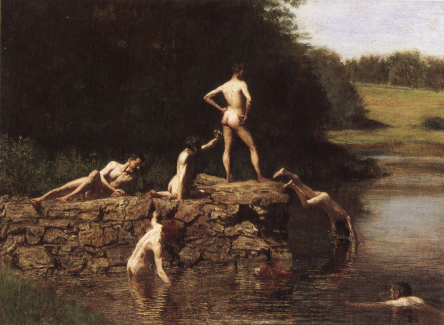 Thomas Eakins Swimming